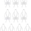 10 Pcs Pet Bird Food Holder Clip Toy for Parrot Parakeets Cockatiel Conure Parrots Fruit Holder Toy Feeding Supplies