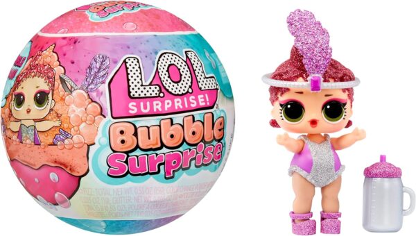 L.O.L. Surprise! Bubble Surprise Dolls- Collectible Doll Accessories, Unboxing, Glitter Foam Reaction in Warm Water- Great gift for Girls age 4+