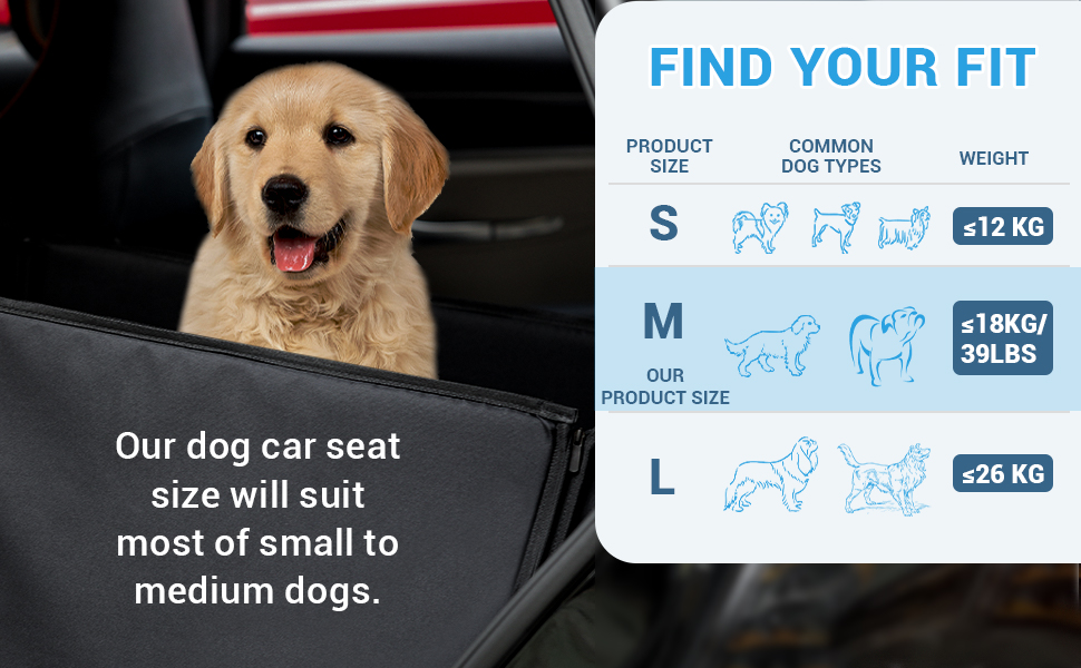 Back Dog Car Seat