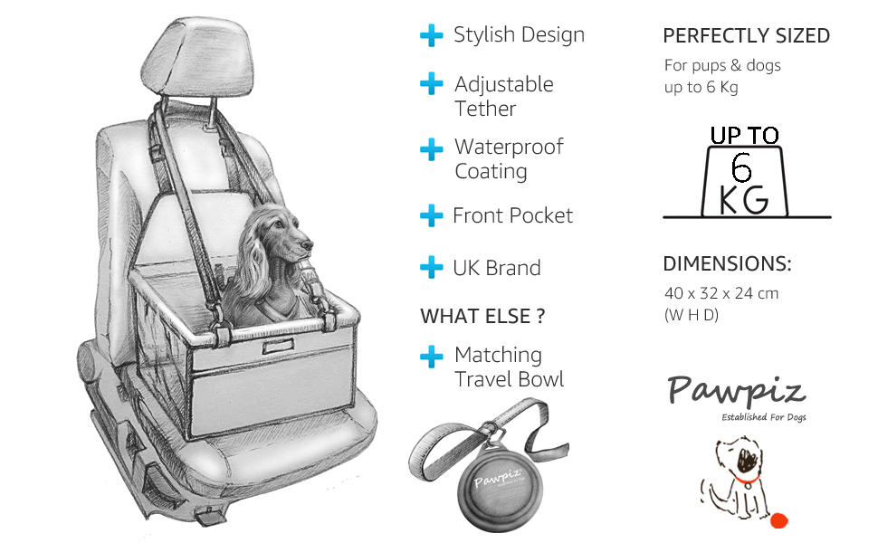 Dog Car booster Seat Small