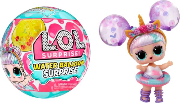 L.O.L. Surprise Water Balloon Surprise - Limited Edition Collectible Dolls with Water Balloon Hair - 4 Ways to Play including Glitter Balloons and Water Play - Great for Girls Ages 3+