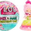 L.O.L. Surprise Mix & Make Birthday Cake Tots - With Collectible Doll, DIY Cake Dress, Cake Making and Decorating, Ingredients and Glitter Sprinkles - Cake Dress Doll - Great for Girls Ages 3+