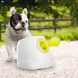 ALL FOR PAWS Automatic Dog Ball Launcher, Interactive Dog Tennis Ball Thrower, Interactive Puppy Pet Fetch Toy, Mini Dog Ball Throwing Machine for Small and Medium Dogs, With 3 PCS 2" Tennis Balls