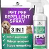 Afterglobe 3 in 1 Pet Pee Repellent, Urine Stain & Odour Remover | Urine Smell Neutraliser & Pet Carpet Cleaner | Works on any Surface, Stops Cats & Dogs Urinating in House, Enzyme Cleaner for Cat Pee