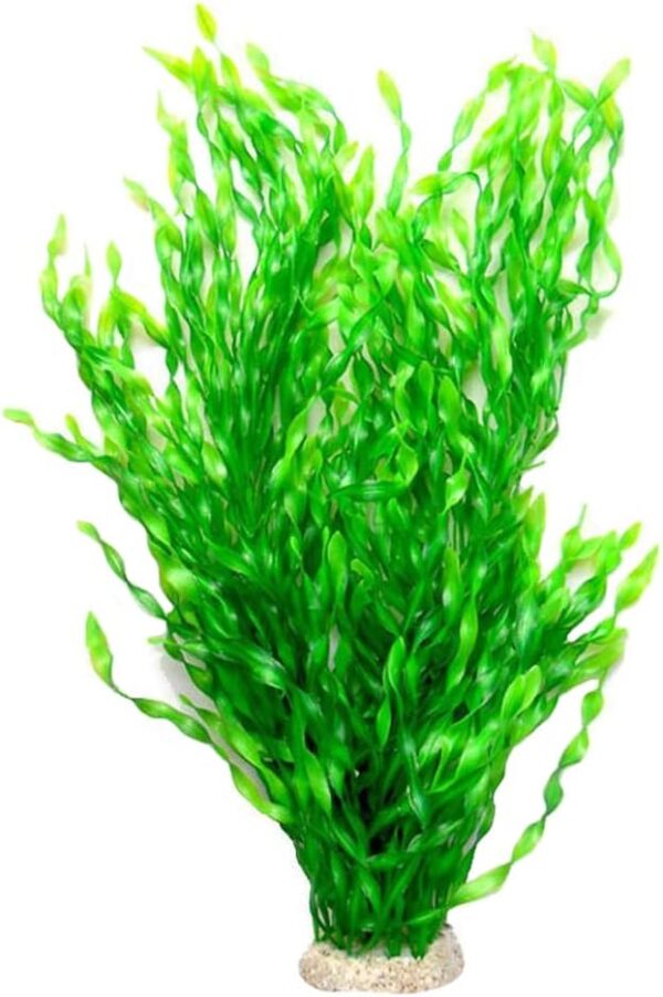 Awlstar Large Green Realistic Artificial Aquarium Plants Fish Tank Plastic Plants 22 Inch Tall (T0044)