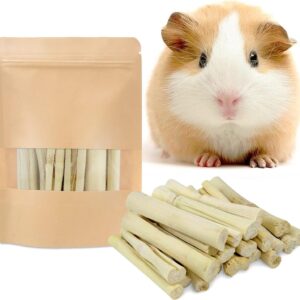 Barley Ears 300g Sweet Bamboo Sticks Rabbit Gerbil Hamster Chew Toys Pet Guinea Rat Gerbil Small Animals Chew Toys for Teeth Rabbit Boredom Breakers