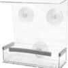 Birds Food Bowl Food Dispenser Seed Tray For Cage Canary Finches Parakeets Pet Bird Cage Food Feeder For Window