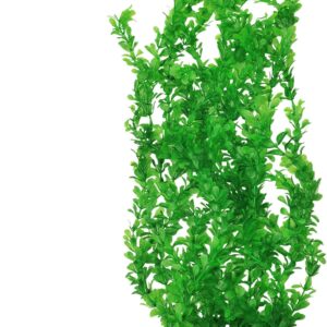 E.YOMOQGG Large Aquarium Aquatic Plants Decoration, Fish Tank Plants 21.5 inch Tall Large Green Plastic Artificial Plant Wild Bush Reeds for Aquarium Fish Tank Aquatic Greenery Decor Decoration (D)