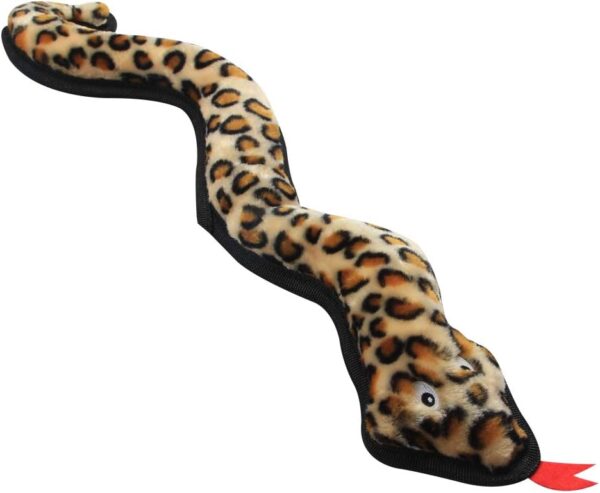 IFOYO Squeaky Dog Toy, Durable Plush Squeak Snake Dog Toy for Large to Small Dogs, Pets