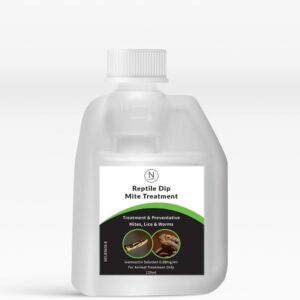 Naqua Snake, Reptile & Lizard Mite Treatment - Dip Bath Pour On Solution - Fast Acting Vet Strength - Powerful & Fast Results - Easy to use