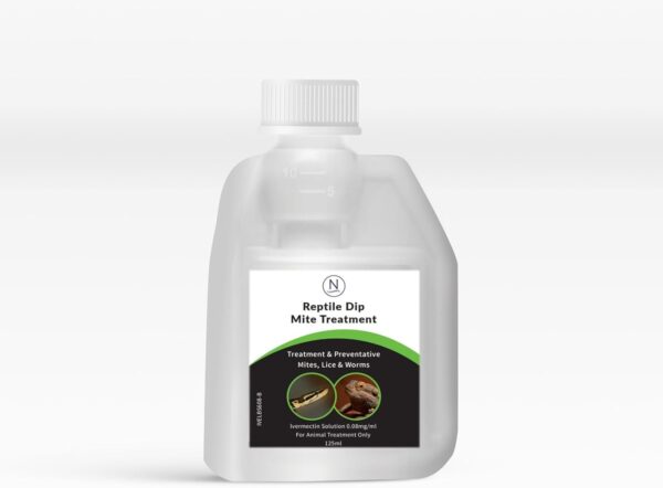 Naqua Snake, Reptile & Lizard Mite Treatment - Dip Bath Pour On Solution - Fast Acting Vet Strength - Powerful & Fast Results - Easy to use