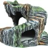 OMEM Small Reptile Ladder Turtle Lizard Hamster Habitat Decoration Tank Ornament (Rotating rock)