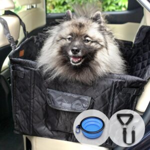 PetProved Dog Car Seat Medium Sized Dog Car Seat for Dogs Waterproof Dog Seat for Car Back Seats Large Dog Car Seat Puppy Car Seat Dog Booster