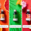 Purdy & Figg | Counter Clean Mixed Refill Kit | All Natural Gentle Non Toxic Organic Essential Oils Multipurpose Cleaner | Citrus Floral Vetiver l Home Kitchen Countertop