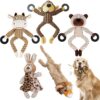 SIMSPEAR Dog Toys, 5Pcs Squeaky Dog Plush Toy Set Chew Toys for Boredom-Teeth Training Toy, Interactive Toy for Puppy Small Medium Large Dogs