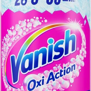 Vanish Gold Oxi Action Stain Remover & Laundry Booster Powder for Colours 1.9 kg | Removes Tough Stains at 20°C in 30 Mins in Just One Wash | Safe on Everyday Fabrics (Packaging May Vary)