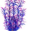 kuou Aquarium Fish Tank Plastic Plants, Simulation of Aquatic Plants Purple Aquarium Aquatic Plants for Fish Tank Ornament Natural Design Decorations (32cm/12.5Inch)