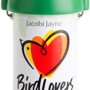 Bird Feeders For Small Birds - Jacobi Jayne® Bird Lovers™ Small Niger Seed Bird Feeder - Hanging Bird Feeder For Niger Seed - 0.5 Litre Capacity. Easy Clean Feeder With Quick Release Perches And Base