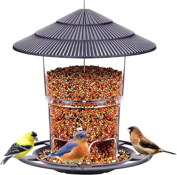 Bird Feeders for Outside, Bird feeder, Wild Bird seed for Outside Feeders, Squirrel Proof Birds Feeder, Garden Decoration