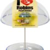 Clear Hanging Bird Feeders For Small Birds - Jacobi Jayne® I Love Robins® Pearl Feeder™ - Attracts Small Garden Birds. HangIng Bird seed Feeder Perfect For Seed Mixes And Mealworms.
