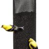Kingsyard Metal Mesh Tube Bird Feeders for Outdoor Hanging, Finch Bird Feeder for Nyjer/Thistle Seed, 2.5 lbs Large Capacity (Antique Copper)