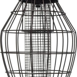 Peckish 60051234 Secret Garden Squirrel Proof Peanut Bird Feeder, 16 x 19 x 28 cm, Dark Green