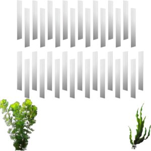 VPB Bendable aquarium plant weights,Metal aquarium plant holder weight anchor,Reinforcing weights for ponds, afloating plants for aquarium and aquarium plants,Prevent floating(33pcs)