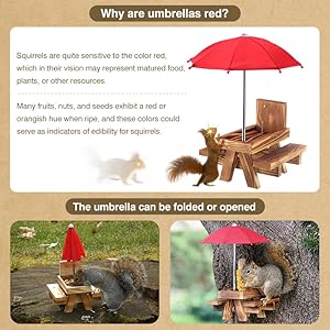 Why the red umbrella?