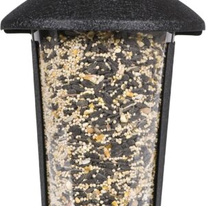 Perky-Pet Small Wall or Post Mount Wild Bird Feeder, Holds 500 g of Bird Seed #101-5