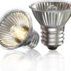 TobeBright 75W E27 Reptile Heat Lamp Dimmable Tortoise Heat Lamp Bulb UVA+UVB Basking Lamp AC220-240V Sunbathe Heat Light, for Reptiles, Amphibians, Lizards, Turtle, Snakes（2 Pack）