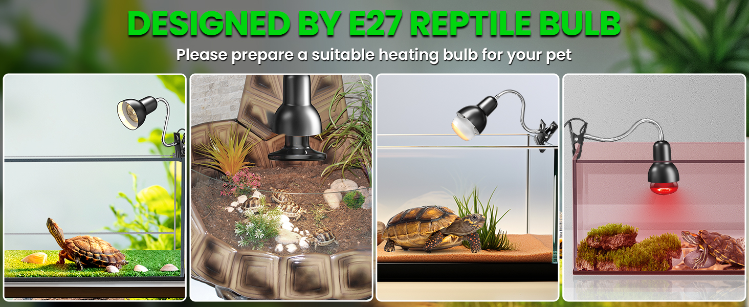 e27 reptile basking lamp