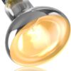 TobeBright UV D3 Basking Lamp Bulb E27 160W - UVB UVA Solar Basking Floodlight - Reptile Heat Lamp AC 220V - 240V, Provides Heat, Light and UV Bulbs, 1200LM, 1 Pieces