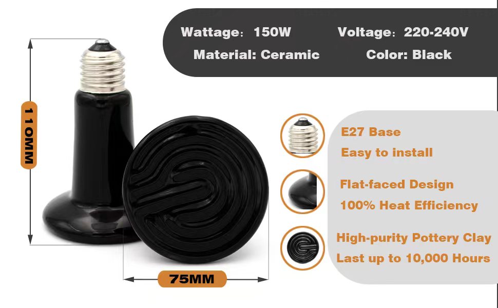 ceramic heat emitter