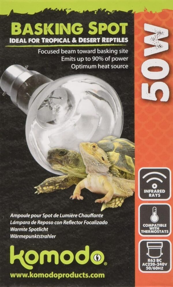 Komodo 50 Watt Basking Spot Bulb