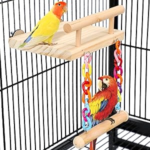 Parrot Wooden Platform