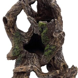 Mascot Pets Large 20cm Tree Root Drift Wood Stump Fish Tank Ornament Aquarium Terrarium Vivarium Reptile Cave Hide Aquatic Decoration