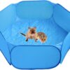 Heppurg Guinea Pig Playpen Indoor Run Pen Hamster Playpen Small Animal Play Pen Pet Pop up Playpen Exercise Yard Fence Portable C&C Cage Tent Cage