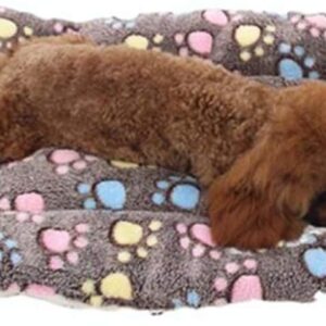 Vejaoo Dog Bed Mattress Multipurpose Machine Washable Puppy Mat Cushions for Small/Medium/Large Dogs and Cat Cages XZ006 (61 * 41 CM, Coffee)