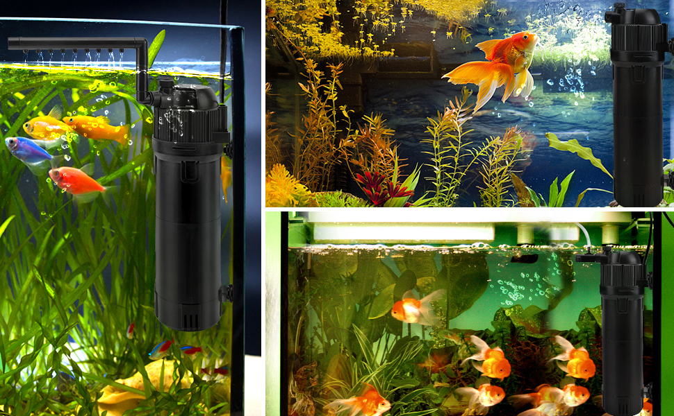 AllPondSolutions Aquarium Fish Tank Internal Filter