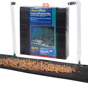 Penn-Plax Premium Under Gravel Filter System - for 40-55 Gallon Fish Tanks & Aquariums (CFU55