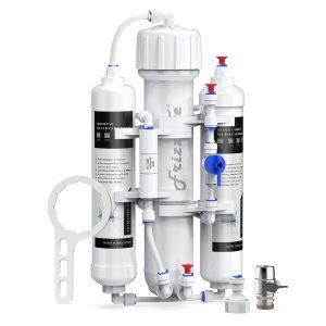 FRIZZLIFE Aquarium Reverse Osmosis System Compact RO Water Filter System, 3-Stage Tropical Fish, Discus, Marine, Compatible with 190L, 280L or 380L GPD Membrane (190L)