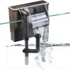 Craftsboys Fish Tank Filter, Super Silent External Aquarium Filter, Zero Noise, Removes Oil Film, Watefall (5W 400L/H)