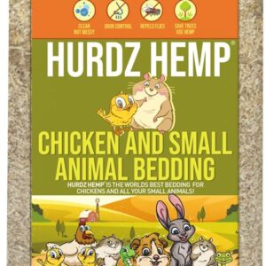 [33lbs] Small Animal Bedding - Superior Absorption & Odor Control- Eco-Friendly Pet Bedding for Chickens, Hamster Bedding & for Rabbits, Rat, Snake - Low Dust & Easy Maintenance Coop Flooring &Bedding