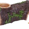 AIICIOO Reptile Large Hideout Cave Terrarium Decor Resin Hollow Hide Cave for Lizard Leopard Gecko Bearded Dragon Tank Accessories