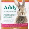 Andy White Wood Shavings Bedding, Premium Pet Bedding for Hamster, Rabbit & Small Pets, 9.25 lb