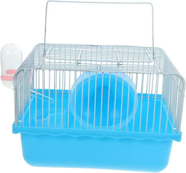 Hamster Car Hamgers Mice Cage Small Pet Supplies Pet Accessories Outdoor Accessories Portable Hamster Cage Bird Carrier Hamster Cages Toys Suitcase Small Hamster Travel