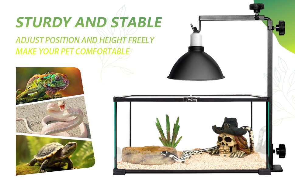  Reptile Heat Light Stand