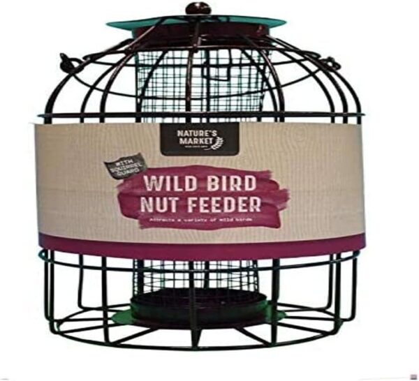 Natures Market BF008N Squirrel Guard Nut Feeder, 1