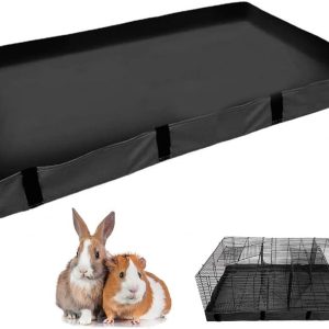 Oncpcare 47x24 Guinea Pig Cage Liners, Waterproof Guinea Pig Durable Tarp Bottom for Grids Habitat Small Animal Cage Bottom for Chinchilla Rabbit Ferret