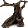 Rainmae Hermit Crab Climbing Toy, Hermit Crab Wooden Hideout, Aquarium Betta Fish Hideout, Resin Tree Trunk Ornament, Tank or Aquarium Decorations, Climbing and Hide Toy for Gecko Reptile Lizard